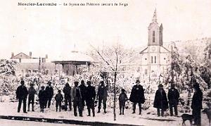 Mercier-Lacombe - Square des Palmiers sous la Neige